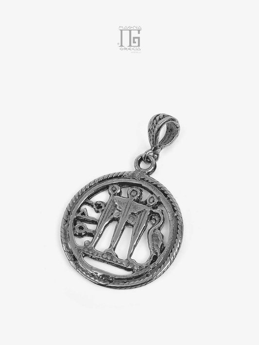 Pendente in Argento con moneta Statere Cod. MGK 3829 V