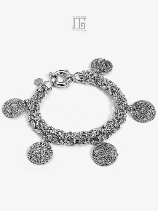 Bracciale in Argento con Talismani Cod. MGK 4046 V