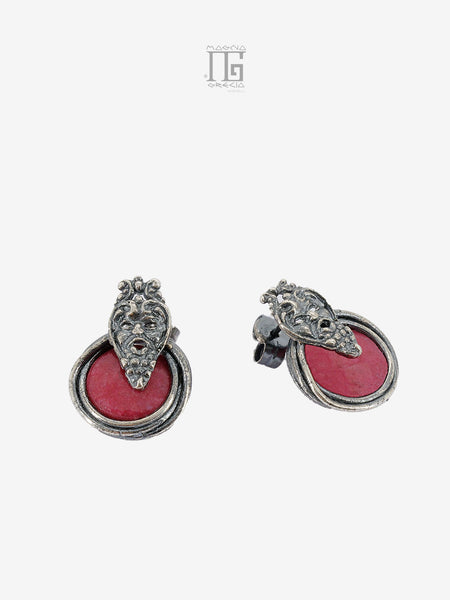 Orecchini con piume in argento 925 placcato oro rosa con pendente Orecchini con piume in argento 925 placcato oro rosa con pendente